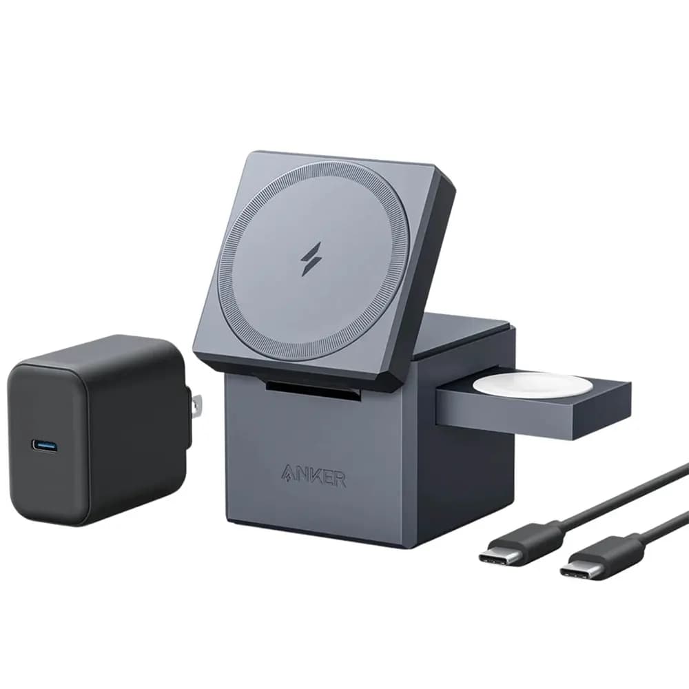 Anker 3-in-1 Wireless Charging Cube with Magsafe