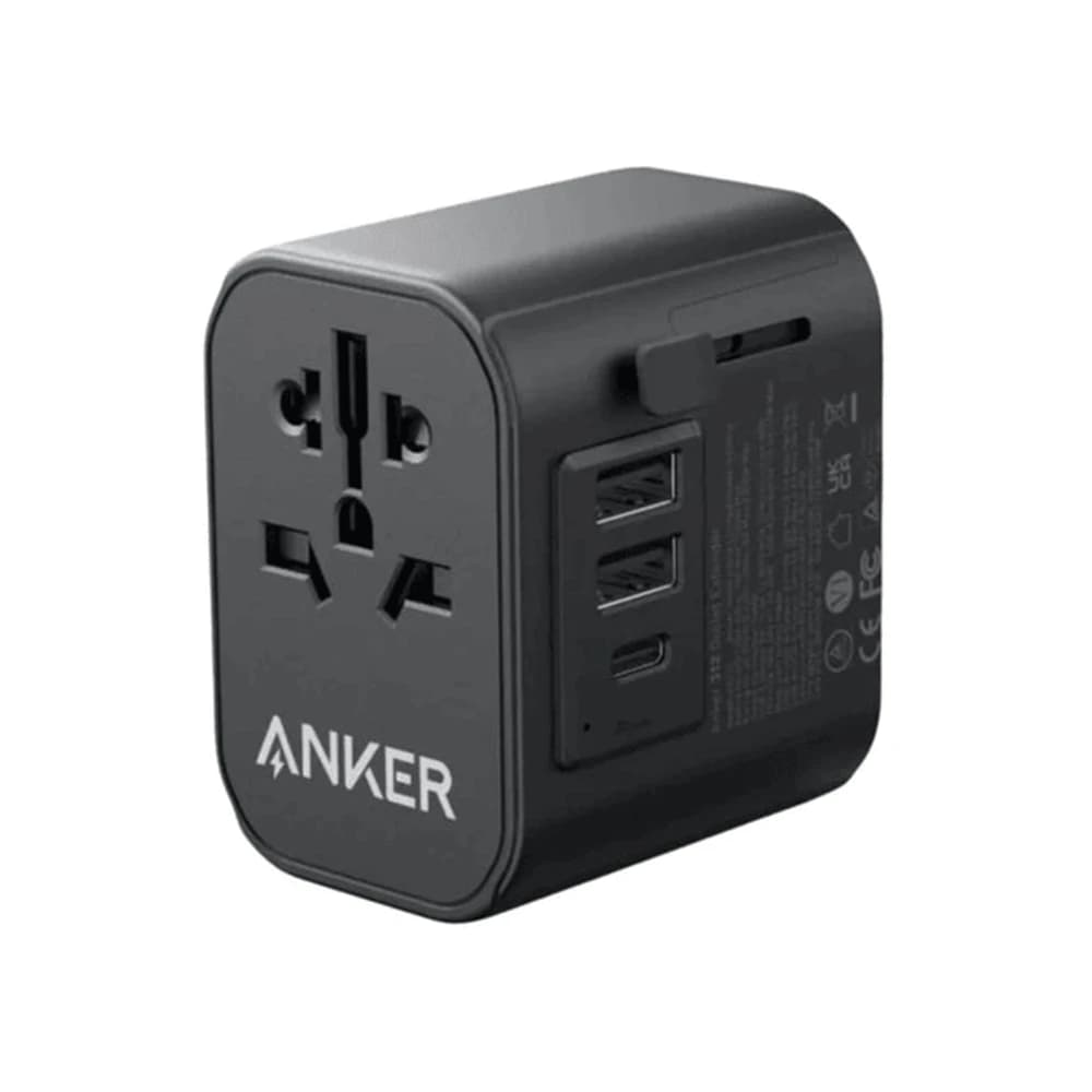 Anker 312 Charger 3-USB Ports and AC Outlet 30W | A9212k11