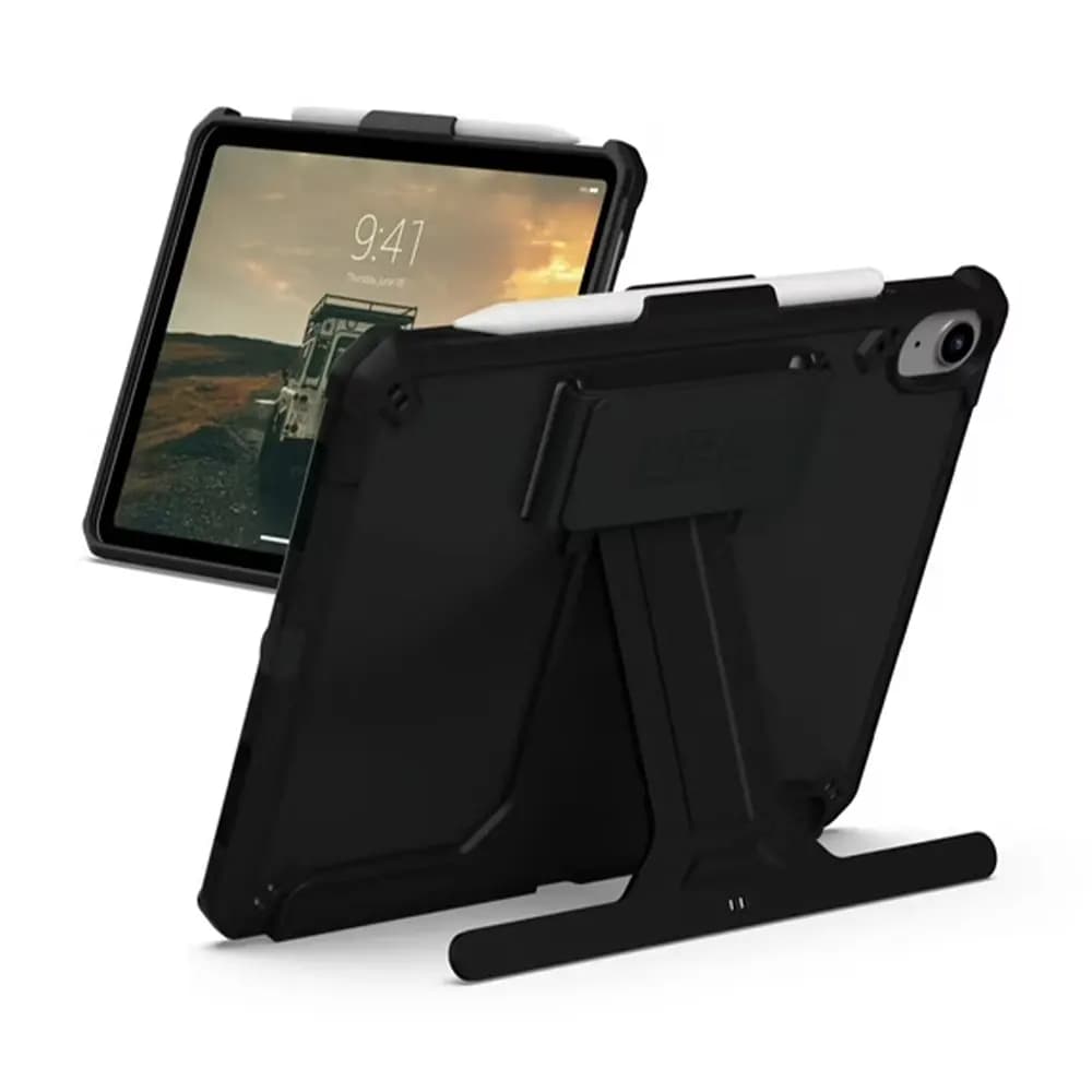 UAG Protective Black Case with Stand for iPad A16 11th