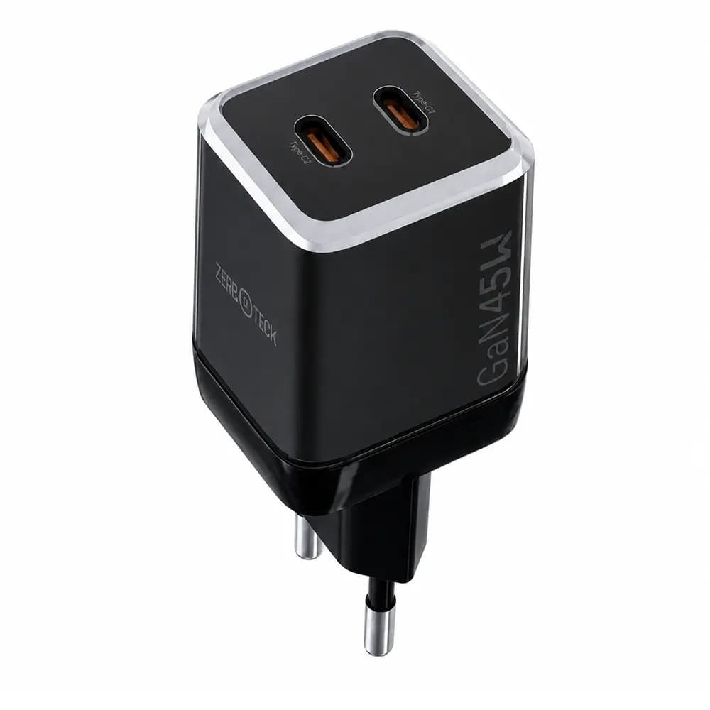 Zerotech A45 Fast Charger Dual PD 45w | GaN